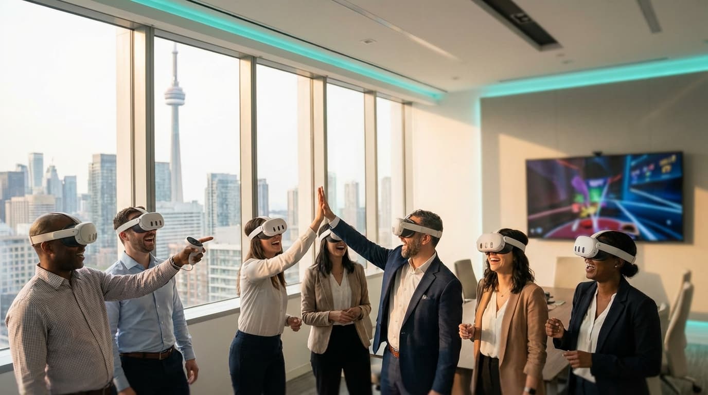 Mapping exact team building activities toronto space requirements for VR Events