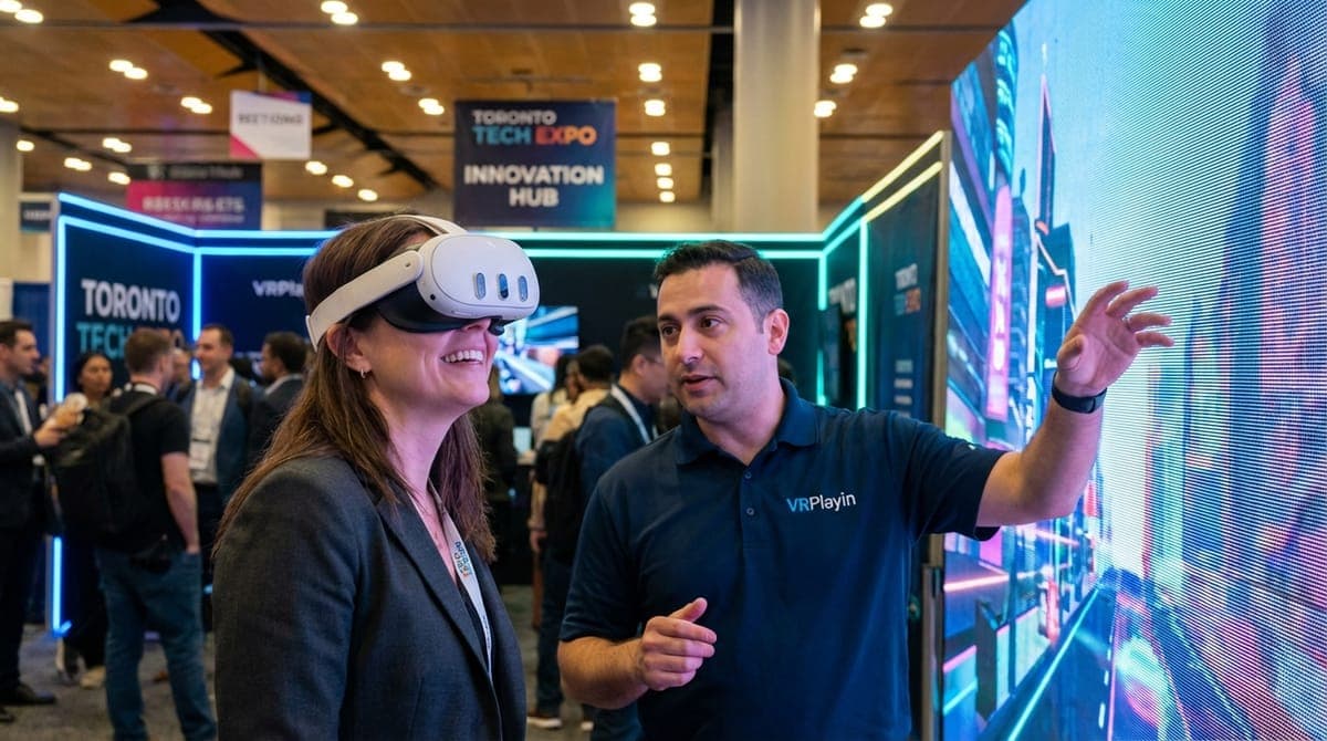 The 10x10 Challenge: A VR Activation Small Trade Show Booth Strategy That Works