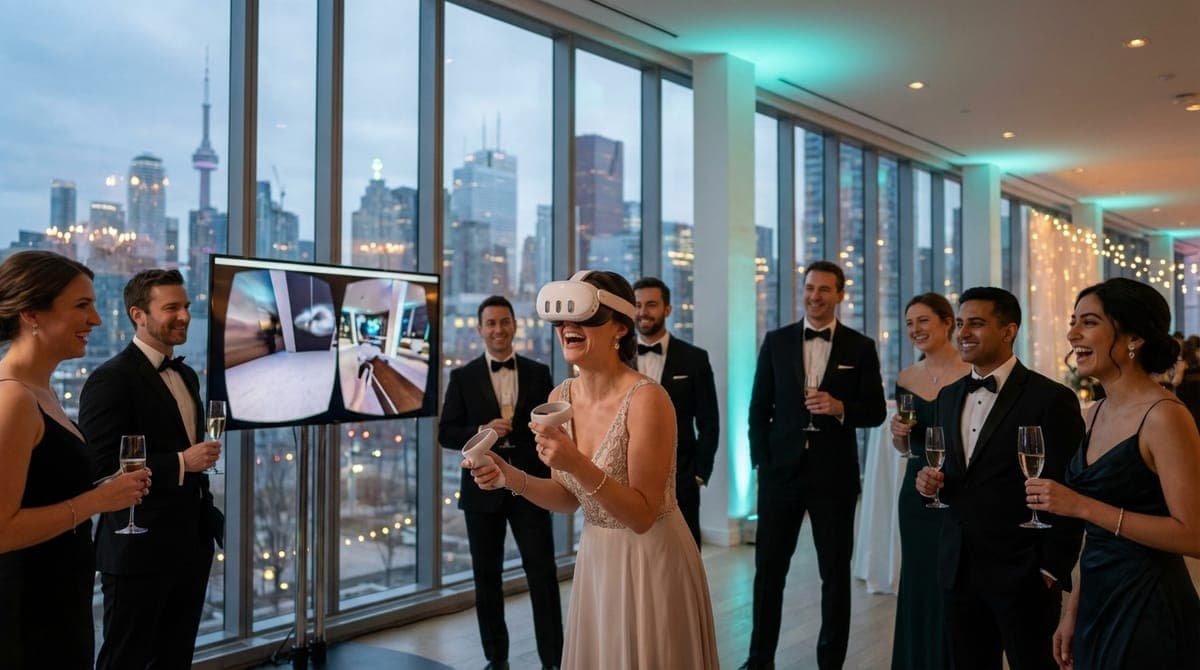 The Wedding Gap Solution: Mobile VR Entertainment Toronto Planners Swear By