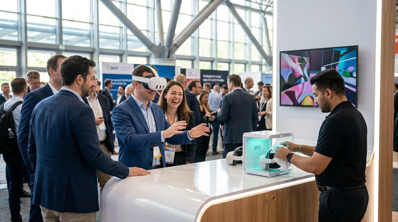 Trade Show Booth Ideas Hygiene Protocol: Safe VR Lead Generation